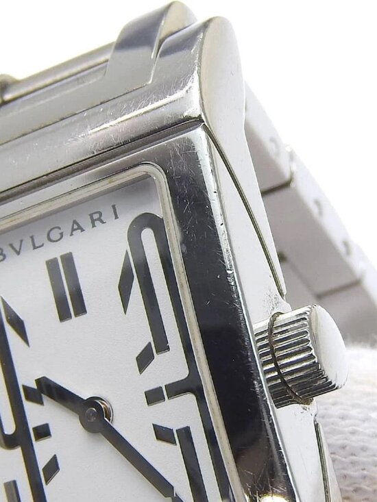 BVLGARI Rettangoro Watches RT39S Silver WhiteDial Stainless Steel Quartz A... main image 13